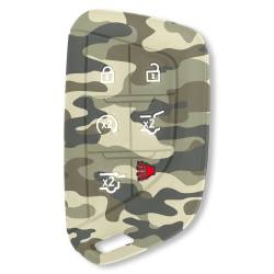 Recon - Recon 264002GM4GC Silicone Key Fob Cover Green Camo 21-25 Escalade - Image 1
