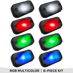 Recon - Recon 264515RGB8 High Power LED Underbody Rock Light Kit RGB 8pc. - Image 1