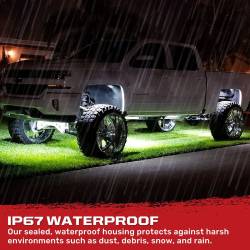 Recon - Recon 264515WH High Power LED Underbody Rock Light Kit White 4pc. - Image 3