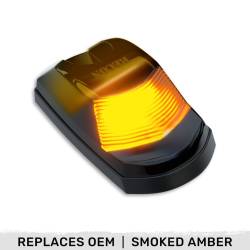 Recon - Recon 264343BKHPAMX LED Cab Roof Light EACH Smoked/Amber 17-22 Super Duty - Image 1