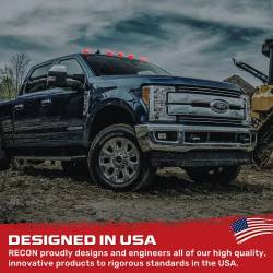 Recon - Recon 264343CLRGB LED Cab Roof Light Kit Clear/RGB 17-22 Super Duty - Image 4