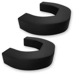 Recon - Recon 264004DGBK Silicone Tow Hook Cover Set Black for 21-24 Ram 1500 - Image 1