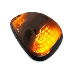 Recon - Recon 264143BKHPAMX LED Cab Roof Light EACH Smoked/Amber 99-16 Super Duty - Image 3