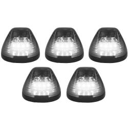 Recon - Recon 264143BKHPWH LED Cab Roof Light Kit Smoked/White 99-16 Super Duty - Image 3