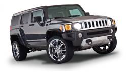 Bushwacker - Bushwacker OE Style Front/Rear Fender Flares Black Hummer H3 150900-02 - Image 5