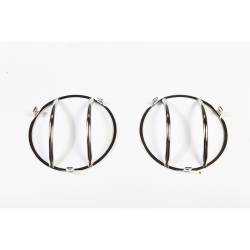 Rugged Ridge 11142.01 Headlight Euro Guard Kit Stainless Steel