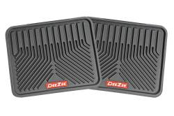 Dee Zee - Dee Zee DZ90713 All Weather Rear Floor Mats Black 17"x17" - Image 4