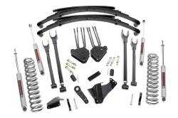 Rough Country Suspension Systems - Rough Country 583.20 6" 4-Link Lift Kit for 05-07 F250/F350 Super Duty Gas 4WD - Image 1
