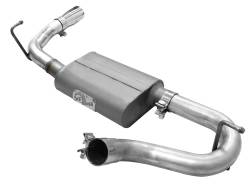 aFe Power - aFe 49-08047-P 2.5" Axle-Back Aluminized Exhaust Kit for 07-18 Jeep Wrangler JK - Image 3