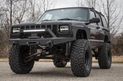 Rough Country Suspension Systems - Rough Country 10582 Lower Door Panel Armor Black for 84-01 Jeep Cherokee XJ 4DR - Image 2