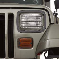 Rugged Ridge - Rugged Ridge 11236.20 Stone Guard Set Black for Jeep Wrangler - Image 2