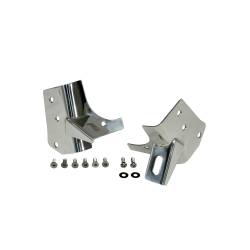Rugged Ridge - Rugged Ridge 11028.02 Windshield Light Brackets Stainless Steel - Image 1