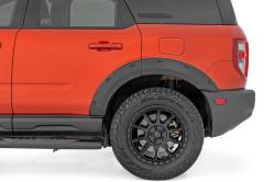 Rough Country Suspension Systems - Rough Country F-F11612A Black Pocket Fender Flares for 21-26 Ford Bronco Sport - Image 5