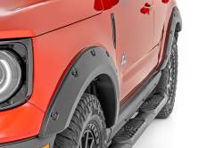 Rough Country Suspension Systems - Rough Country F-F11612A Black Pocket Fender Flares for 21-26 Ford Bronco Sport - Image 6
