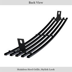 APS - APS Stainless Billet Bumper Grille Black 97-98 F150/Expedition GR06HEJ38J - Image 3