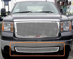 APS - APS Wire Mesh Bumper Grille-Polish 07-13 GMC Sierra 1500/HD GR07GFD95T - Image 1