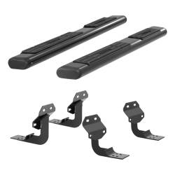 ARIES - ARIES 4445042 The Standard 6" Oval Nerf Bar w/Mounting Brackets - Image 2