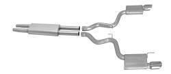 Gibson Performance Split Rear Cat-Back Exhaust System Stainless 619015
