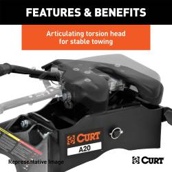 CURT - CURT 16686 A20 Fifth Wheel Hitch - Image 4