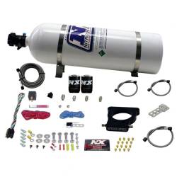 Nitrous Express - Nitrous Express 20935-15 Nx Nitrous Oxide System Kit GM LS 78mm 3-Bolt TB Plate - Image 1