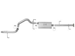 aFe Power - aFe Power 49-06038 2.5" Cat-Back Aluminized Exhaust for 07-14 FJ Cruiser V6 4.0L - Image 5