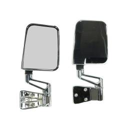 Rugged Ridge 11010.04 Door Mirror Kit Chrome for Jeep Wrangler