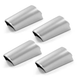 Rugged Ridge 11151.12 Steering Wheel Spoke Accents Brushed Silver for Wrangler