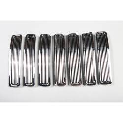 Rugged Ridge 11401.02 Billet Grille Inserts Chrome for Jeep Wrangler