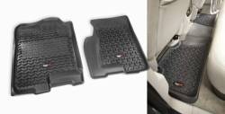 Rugged Ridge - Rugged Ridge 82989.02 Floor Liners Kit Black Chevrolet & GMC Pickup/SUV - Image 1