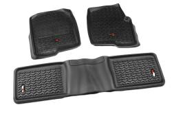 Rugged Ridge 82989.20 Floor Liner Set 3 Piece Black 04-08 Ford F150