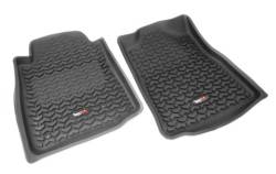 Rugged Ridge 82904.20 Floor Liner Front Pair Black for Toyota Tundra/Sequoia