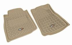 Rugged Ridge - Rugged Ridge 83904.15 Floor Liners Front Tan for Tacoma - Image 1