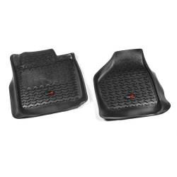Rugged Ridge - Rugged Ridge 82902.06 Floor Liners Front Black 08-10 Ford F250/F350 - Image 1