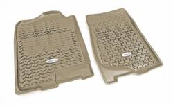 Rugged Ridge TL-83901.01 Front Floor Liners Tan Tread Lightly GM Pickup/SUV