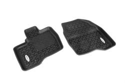 Rugged Ridge TL-82902.09 Floor Liners F Pr Blk w/Tread Lightly Logo Explorer