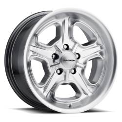 Vision Wheels 147-5861HS0 147 Daytona 15x8 5x4.75 0mm Silver