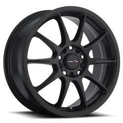 Vision Wheels 425-5618MB38 425 Bane 15x6.5 5x100/4.5 38mm Black Matte