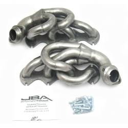 JBA Racing Headers - JBA Headers 1-5/8" Shorty Stainless Headers Raw Mustang GT 1675S - Image 1