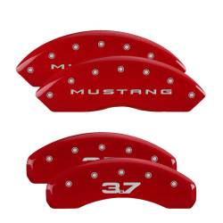 MGP Caliper Covers - MGP Caliper Covers 10202SM32RD Front/Rear Red for 15-23 Ford Mustang - Image 1