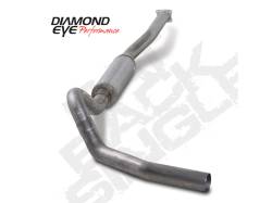 Diamond Eye K4110S 4" Cat-Back Single Stainless Kit for 01-05 Chevy/GMC 6.6L
