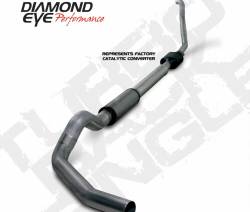 Diamond Eye K5314S Kit 5" Turbo-back Single 409 Stainless 1994-1997.5 Ford 7.3L