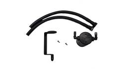 J&L Oil Separator 3.0 Passenger Side Mounted Oil Separator Black 3083P-B