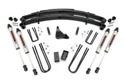 Rough Country Suspension Systems - Rough Country 49570 4" V2 Suspension Lift Kit for 99-04 Super Duty V10/Dsl 4WD - Image 1