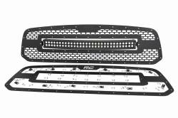 Rough Country Suspension Systems - Rough Country 70199 Front Mesh Grille Insert w/LED Black for 13-18 Ram 1500 - Image 3