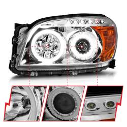 Anzo USA - Anzo USA Projector Headlight Set w/CCFL Halo Chrome for Rav-4 111120 - Image 3