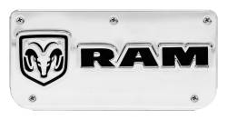 Gatorback - Gatorback Replacement 12" Mud Flap Plate Stainless for Ram Head Logo GB755683 - Image 1