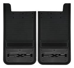 Gatorback - Gatorback GM1223FX4 12"x23" Universal Black Mud Flaps FX4 Logo - Image 1