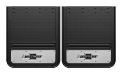 Gatorback - Gatorback 21"x24" Rear Dually Black Mud Flaps Chevrolet Logo GB2124C - Image 1