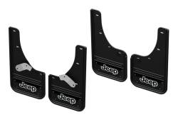 Gatorback 12" Black Front/Rear Mud Flap Set for Jeep Cherokee KL GCR61K-1