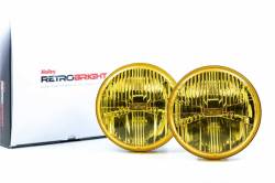 Morimoto LFRB105 Holley RetroBright LED Headlights Euro Yellow 5.75 Each